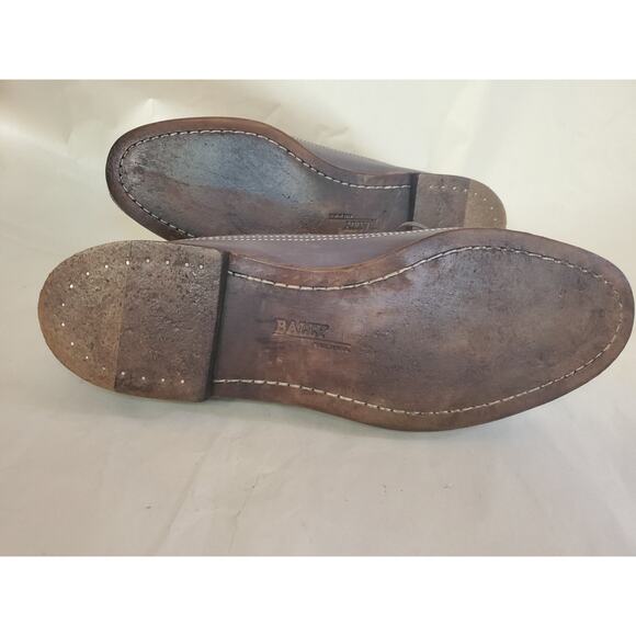 BALLy Milo Leather White/brown Loafers For Men Size 11M USA main image 10